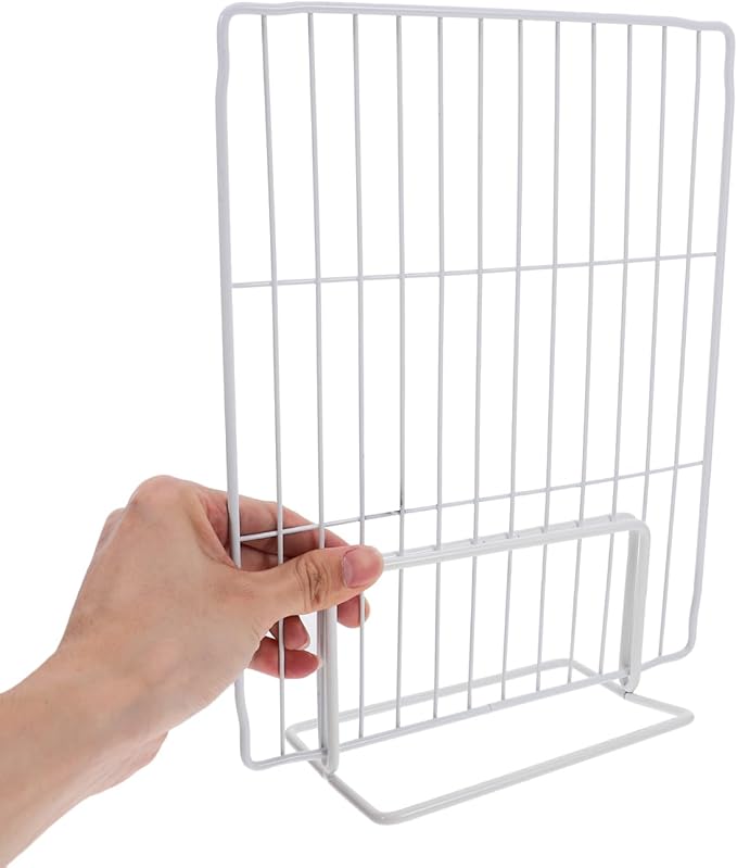BESTYASH Refrigerator Divider Wire Shelf Organizer Adjustable Freezer Partition Rack for Food Storage and Small Item Classification in Home and Commercial Use
