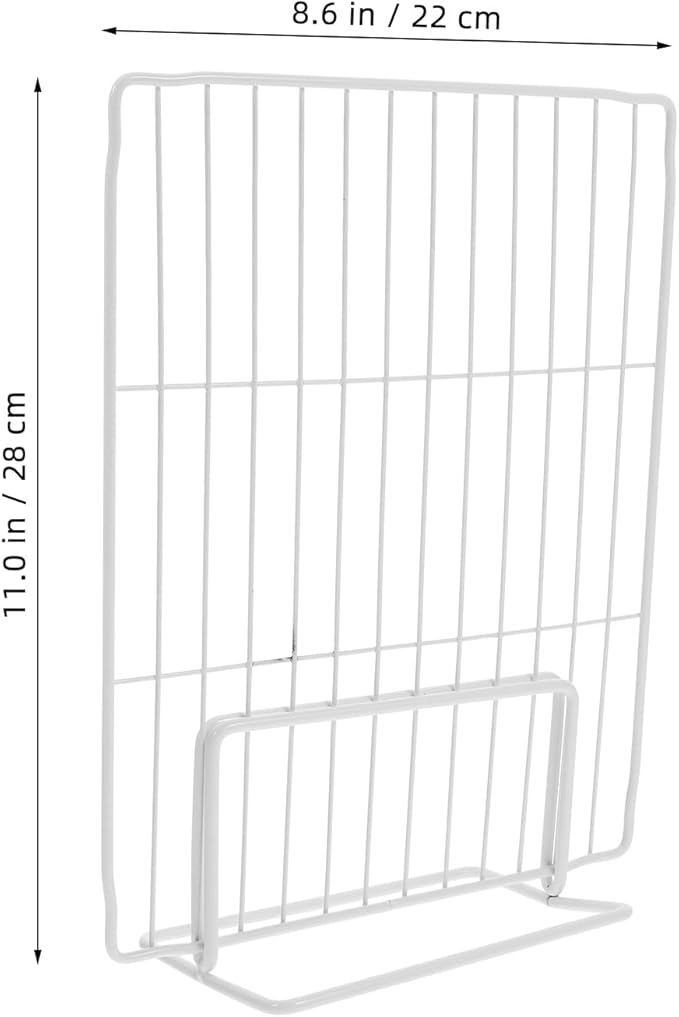 BESTYASH Refrigerator Divider Wire Shelf Organizer Adjustable Freezer Partition Rack for Food Storage and Small Item Classification in Home and Commercial Use