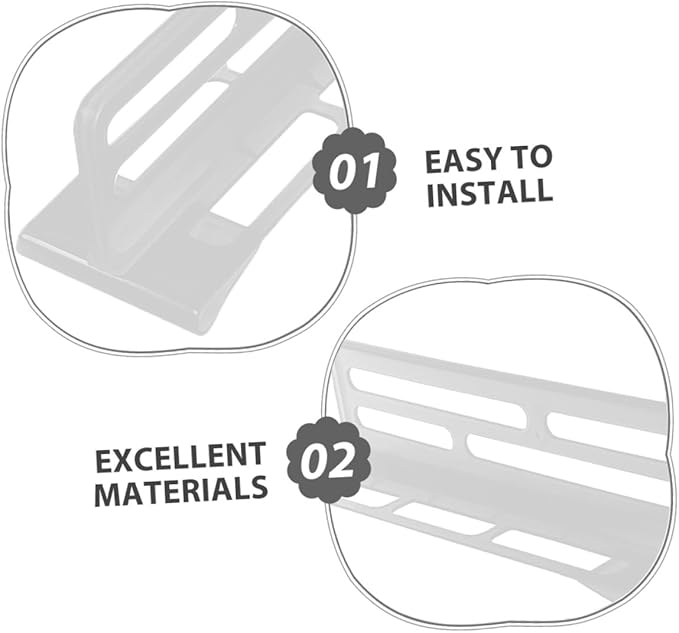 6pcs Adjustable Refrigerator Compartment Divider Set, Sturdy Plastic Fridge Organizer Partition Pads for Kitchen Storage and Daily Use Fridge Separation