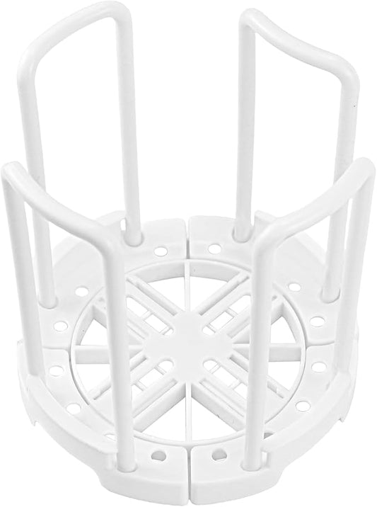 Bowl Rack, Adjustable Plate Holders, Dish Holder, Plate Dish Rack with Handle for Kitchen Bowl Organizer