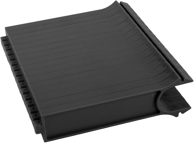 Asixxsix Baking Tray, Space Saving Sturdy Plastic Cooling Rack, Baking Sheet Dividers with Secure Clips for Vertical Storage and Cooling (Long 17-32in)