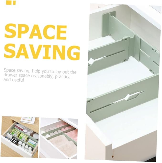 4pcs Adjustable Retractable Drawer Partition Boards for Organized Storage Versatile Drawer Dividers for Socks Underwear and Home Organization