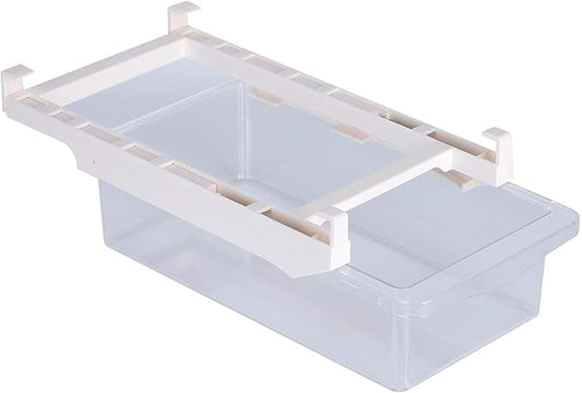 Fridge Drawer Organizer, Clear Refrigerator Organizer Bins Pull Out Storage Bins for Fridge Shelf Pullable Refrigerator Storage Box