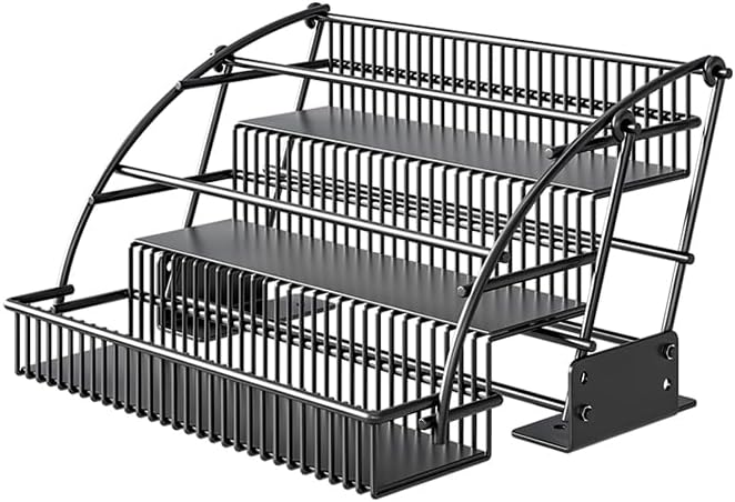 3-Tier Pull Down Spice Rack Organizer for Inside Cabinet Pantry Expandable Display Riser Shelf Kitchen Seasoning Shelf(27.5cm/10.8in)