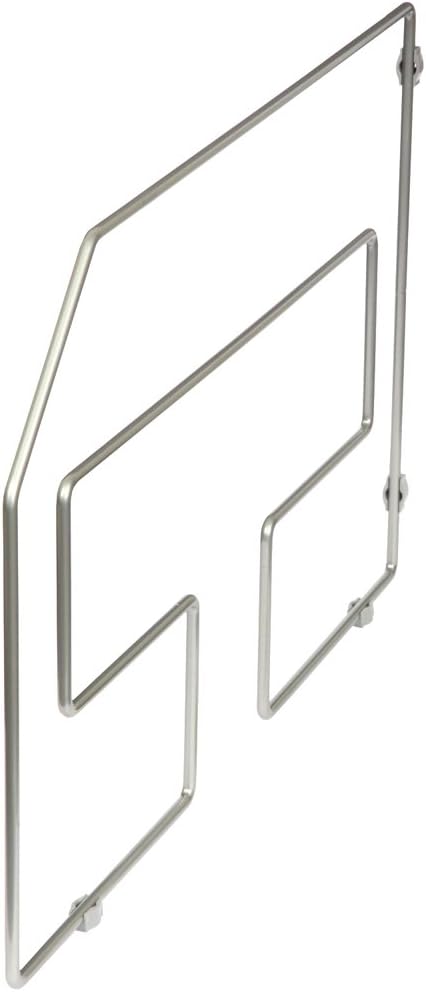 Knape & Vogt TD12-1-FN 12 in. Tray Divider Cabinet Organizer, Frosted Nickel