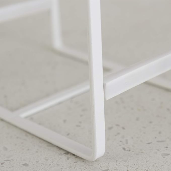 ORZ Organizer for Cabinet, Set of 2 Plate Holders Metal Plate Storage Rack for Counter-top and Cupboard