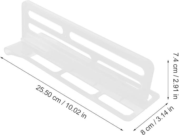 Adjustable Refrigerator Divider Shelf Organizer Clear Storage Board for Kitchen Fridge and Freezer Space Saving and Neat Organization
