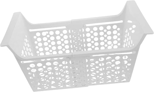 PRETYZOOM Expandable Freezer Organizer Basket Hanging Bin for Chest Freezer with Drainage Versatile Fridge Storage Maximize Vertical Space