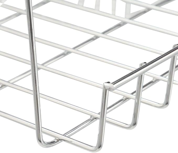 LTL Home Products More Inside Hanging Under Shelf Storage Basket, Small, Chrome
