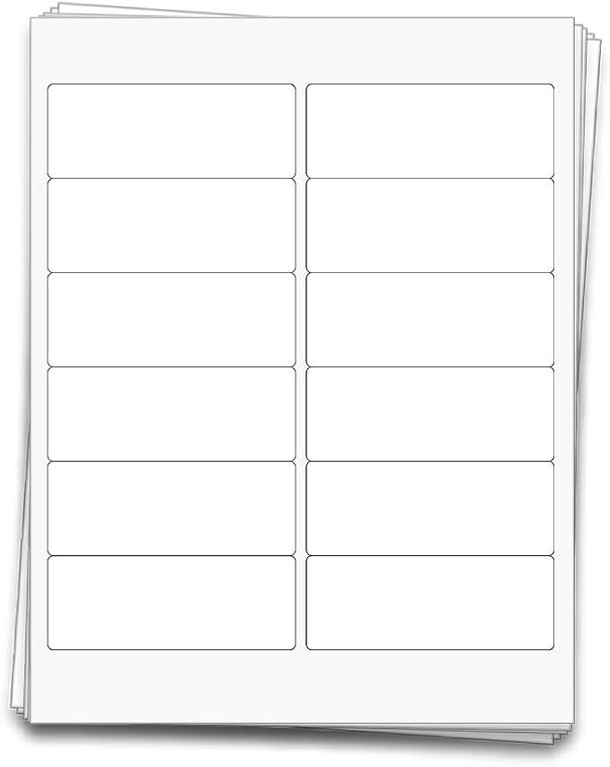 600 Printable Small Bottle Labels for 2 oz. and 4 oz. Bottles, 4 x 1.5 inches