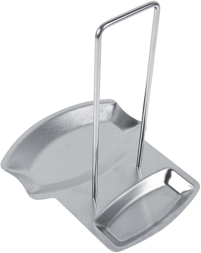 Pot Lid Rack, Stainless Steel Cooking Stand, Convenient Kitchen Organizer for Hot Pot Covers and Cooking Utensils