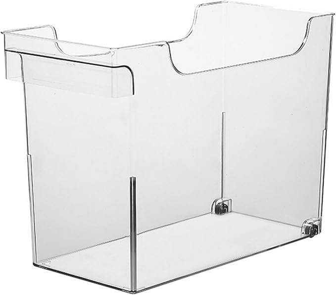 Clear Storage Bins Kitchen Organizer Multifunctional Cabinet Countertop Seasoning Storage Container for Pot Lid Box Durable PET Material 1000g