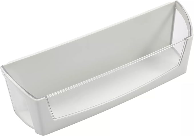 W10212139 Cantilever Bin - for Whirlpool Refrigerator Door shelves - Fridge door condiments beverages organizer - Refrigerator door bin replacement WPW10212139 - Fridge plastic shelves bin - W 14 in