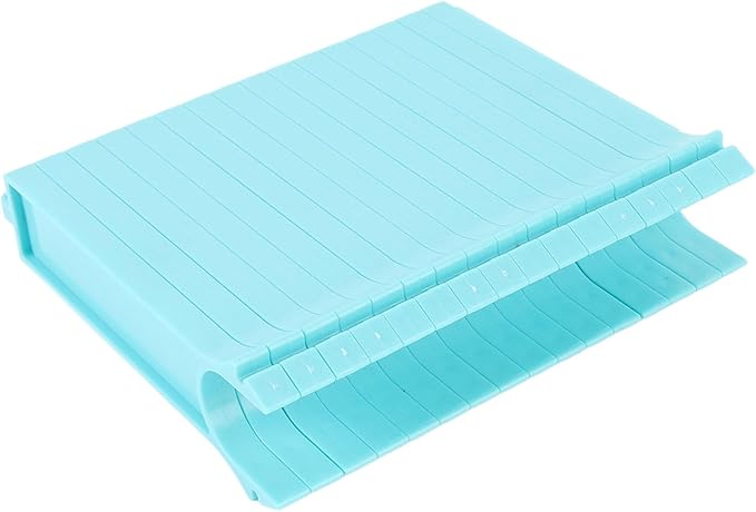 Asixxsix Baking Tray, Space Saving Sturdy Plastic Cooling Rack, Baking Sheet Dividers with Secure Clips for Vertical Storage and Cooling (Long 17-32in)