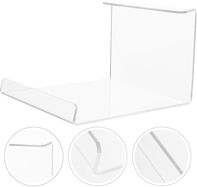 VANZACK Acrylic Pot Rack and Frying Pan Display Stand Cooking Pan Organizer for Induction Cooker Kitchen Storage and Retail Showcase