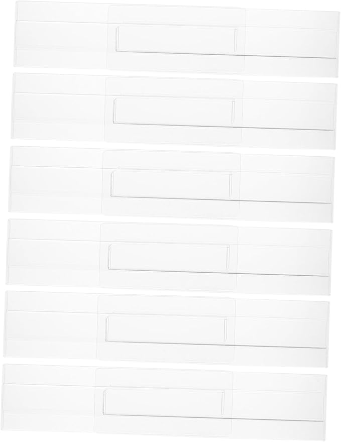 4pcs Dividers for Household Organization Diy Plastic Storage Separators for Kitchen Bedroom Office Sturdy Transparent Drawer Partition System