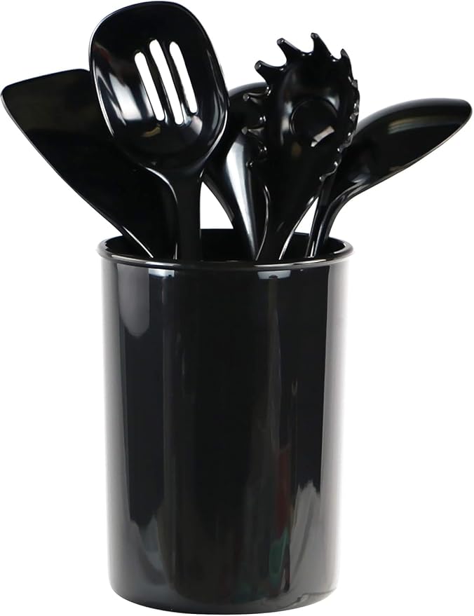 Calypso Basics by Reston Lloyd Plastic Utensil Holder, Black