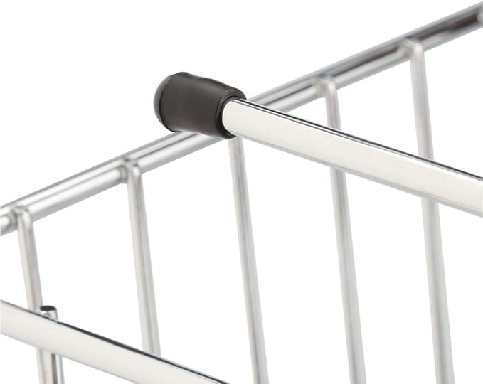LTL Home Products WS-Z215430C More Inside Hanging Under Shelf Storage Basket, Medium, Chrome