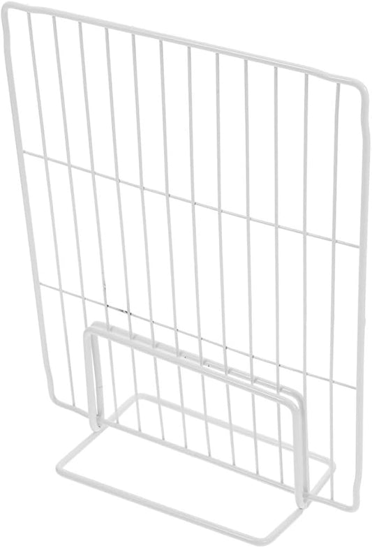 Wire Shelf Dividers Refrigerator Partition Board 28x18cm Metal Freezer Compartment Organizer Cooler Divider for Fridge Storage and Kitchen Organization