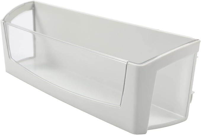W10212139 Cantilever Bin - for Whirlpool Refrigerator Door shelves - Fridge door condiments beverages organizer - Refrigerator door bin replacement WPW10212139 - Fridge plastic shelves bin - W 14 in