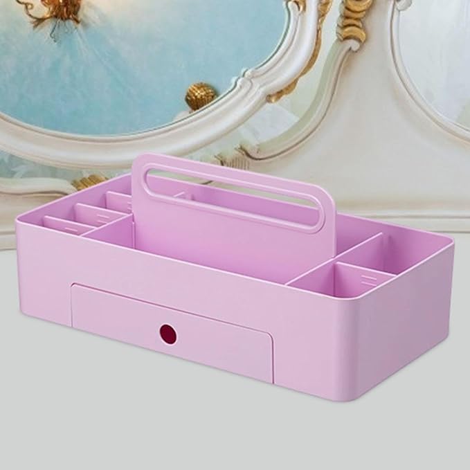 Storage Organizer Sectional Tote Tray Container Makeup Organizer for Shampoo Conditioner Cabinet Crafts Soap Dispenser