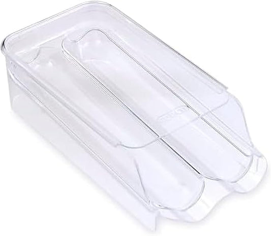 Copco Roll Down Egg Bin with Removable Lid - Space-Saving, Clear Egg Organizer for Refrigerators - Holds Up to 14 Eggs