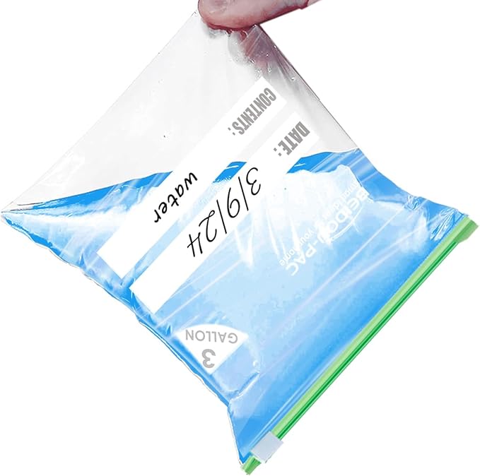 3 Gallon Large Slider Plastic Bags, | 100 Count | 2 Mil | 16" x 18" | Heavy-Duty Reusable Clear Freezer Storage Bags(Slider-3 gallon-100count)