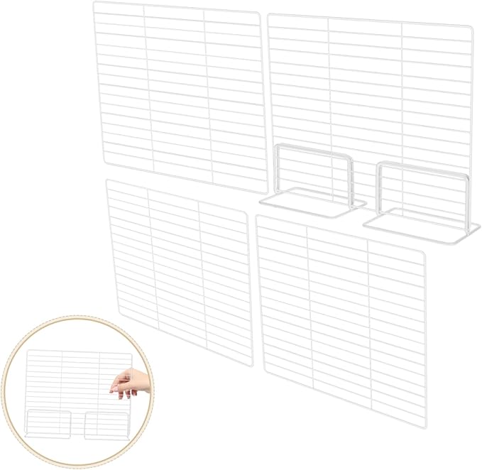 VALICLUD Freezer Compartment Divider Fridge Partition Organizer Shelves Dividers for Storage Adjustable Commercial Use