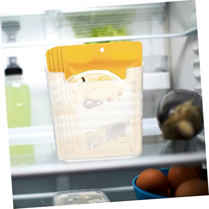 ULTECHNOVO 4pcs Refrigerator Storage Box Bins Condiment Organizer Kitchen Pantry Organizer