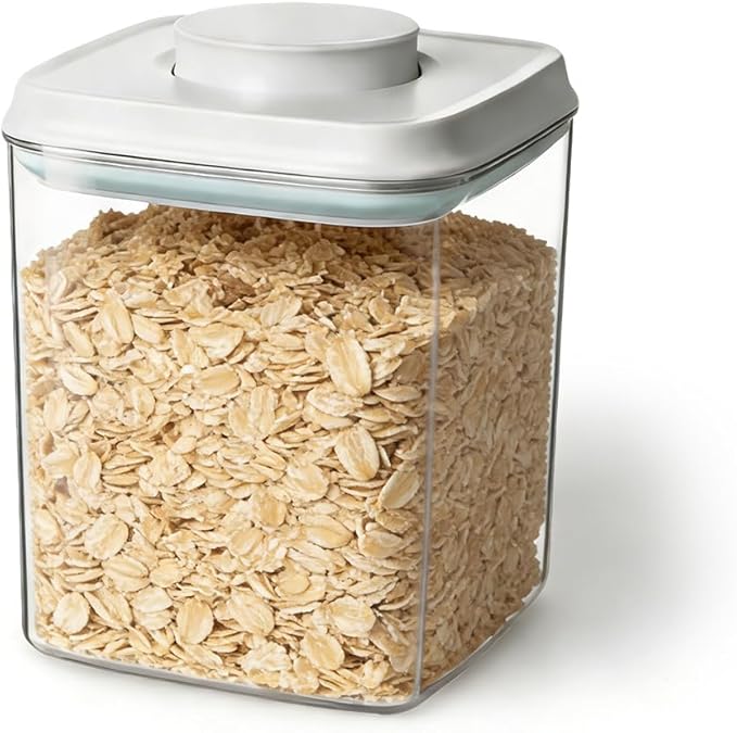 Airtight Food Storage Container with One-Touch Lid, 2.8 QT / 2.65 L Stackable BPA-Free PET for Coffee, Sugar, Spices & Pantry Organization.