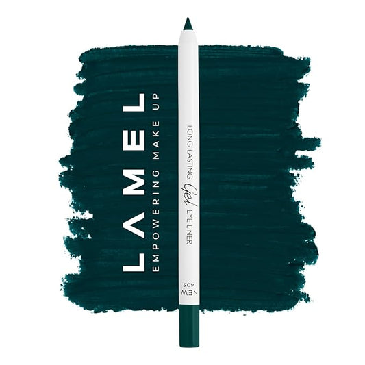 Long Lasting Gel Eyeliner Kajal - Smudgeproof & Waterproof - High Pigment Formula for Vibrant Eye Look - with Intense Color Payoff & Easy Application, 403-1.4g/0.05oz