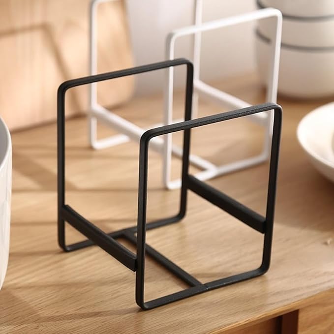 3 Pack Metal Dish Organizer, Space Saving Plate Organizers for Cabinet, Kitchen Cabinet Dish Drying Racks Organizer for Plates, Pots and Pans