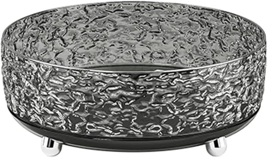 CHIRISEN 360° Rotating Makeup Organizer Perfume Lazy Susan Trunable Cosmetics Organizers for Vanity, Spinning Skincare Storage for Dresser and Bathroom Countertop (Gray)