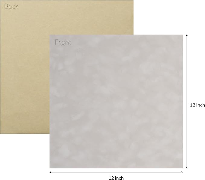 S.E.I Dolphin Velvet Paper, Felt Fabric For Drawer and Jewelry Box Liner, 12" x 12" - 12 Sheets