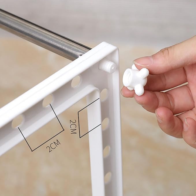 Under Sink Organizer Shelf, 2 Tier Expandable Under Sink Shelf, Retractable Multifunction Under Sink Cabinet Storage Shelf Rack for Kitchen Bathroom
