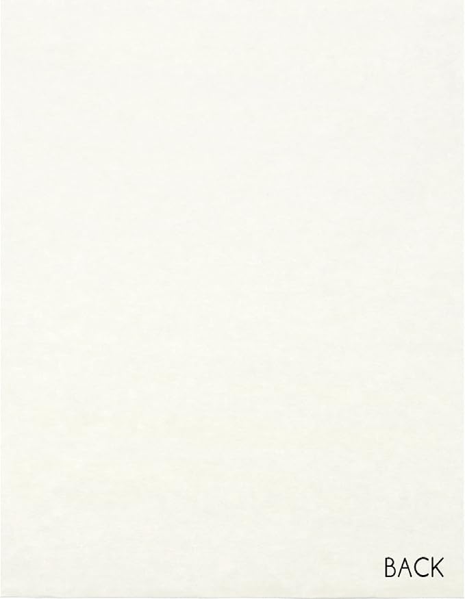S.E.I Pocelain Velvet Paper, Felt Fabric For Drawer and Jewelry Box Liner, 8.5" x 11" - 12 Sheets