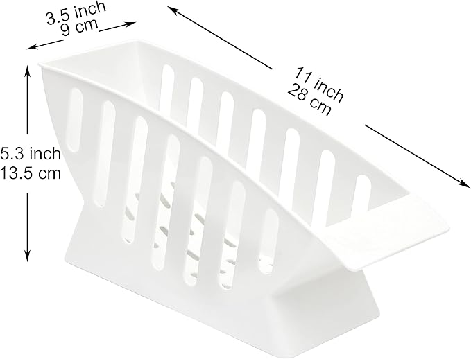 Youngever 10 Inch Dinner Plates Holder, Dish Drainer, Salad Plate Holder, Dessert Plate Holder, Dinner Plates Rack, Plastic Plates Holder