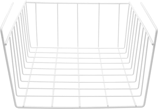 YBM Home Under Shelf Wire Basket Organizer for Kitchen Pantry - Hanging Storage Cabinet Organizer Rack Adds Extra Space Underside the Shelf (20, Medium)