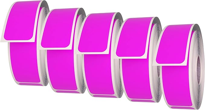 Royal Green Rectangular Color-Coding Labels 3x1-10 Sticker Rolls (75mm x 25mm) - 2500 Pack