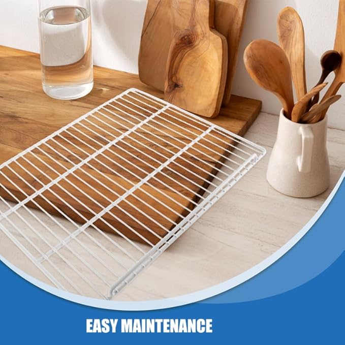 Freezer Rack Organizer Heavy Duty Wire Shelf Divider for Refrigerator and Freezer Storage Adjustable Wire Shelf for Pantry