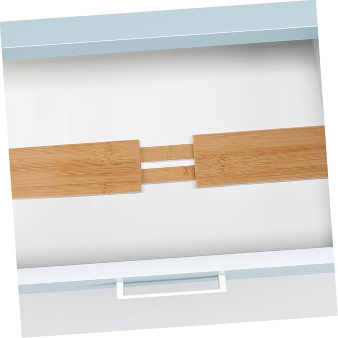 CHILDWEET Bamboo Drawer Dividers Retractable Separator Home Organization Expandable Drawer Partition