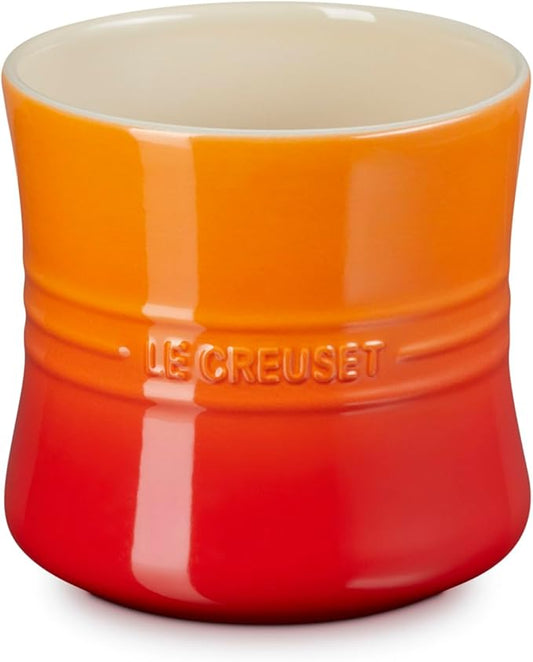 Le Creuset Stoneware Utensil Crock, 2.75 qt., Flame
