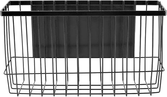 Magnetic Fridge Organizer Basket - 11lb Capacity, Tool-Free Setup, Removable Storage for Spices/Foil/Wrap | Kitchen/Office/Locker