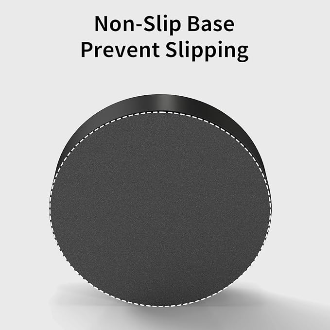 Black Paper Towel Holder Countertop, Freestanding Paper Towel Holders with Weighted Base, Stand Up Papertowel Holder for Kitchen Counter Top