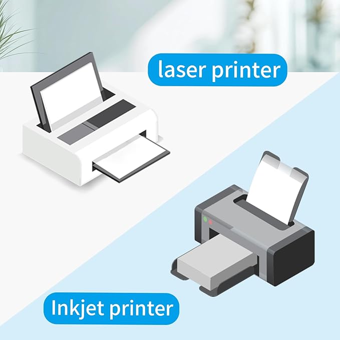 YEGAWEN 1" x 2-5/8" Address Labels- Holographic Color Stickers for Laser/Inkjet Printer mailing Labels 8.5"×11"- Holographic Star- 20 Sheet