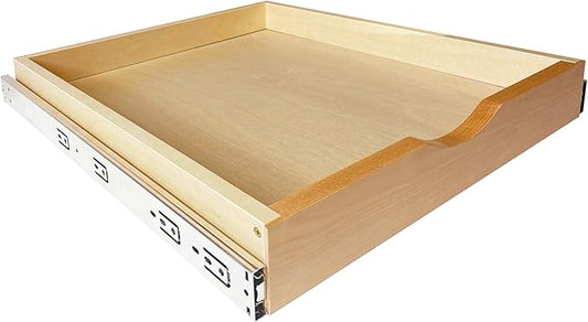 Pull Out Drawers for Cabinet Wood Slide Out Cabinet Organizer and Storage Cabinet Kitchen Drawers Slide Out Shelves Pull Out Shelves in Kitchen Pantry Bathroom with Soft Close 24"W x 22"D x 3"H