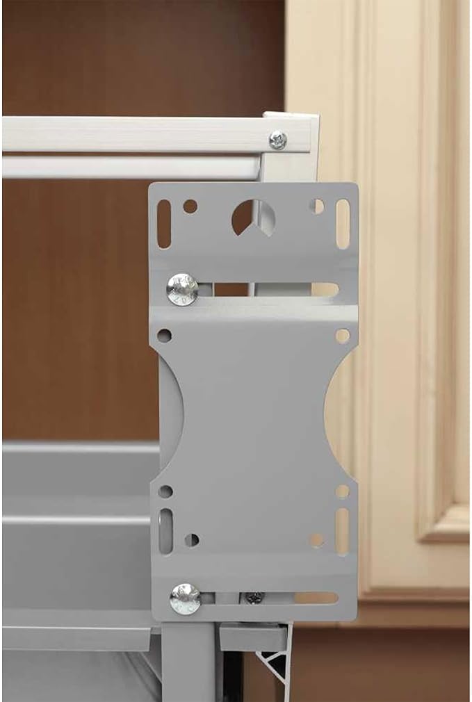 Rev-A-Shelf Double 27 Quart Pull Out Trash Can for Base Kitchen Cabinets, Storage Garage Bin on Wire Basket with Soft Close, Silver, 5149-1527DM-217