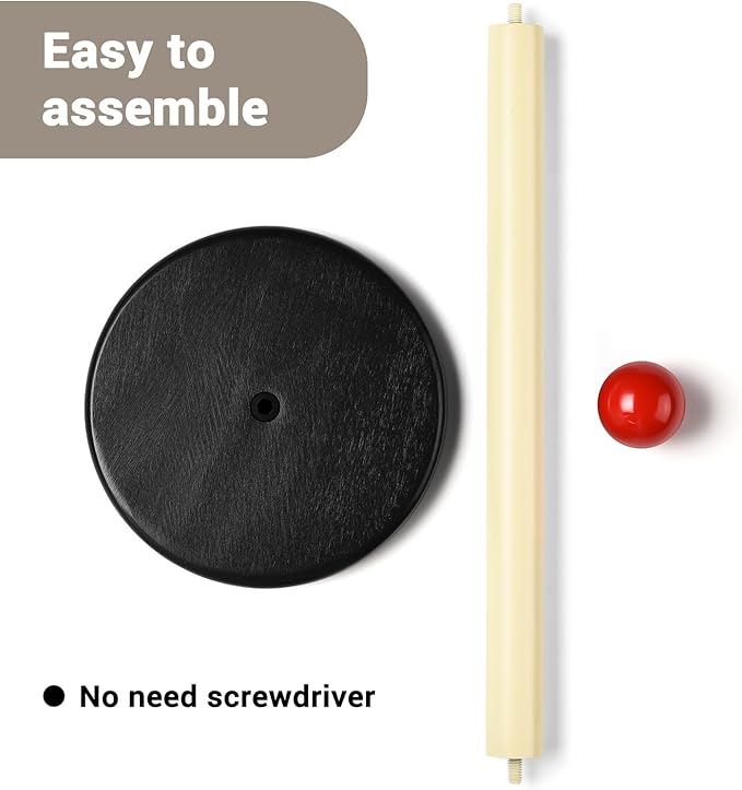 Paper Towel Holder, Cute Wooden Red Ball Kitchen Roll Stand Organizer Countertop Free Standing, Spray Paint Black White Holder, Housewarming Gift New Home