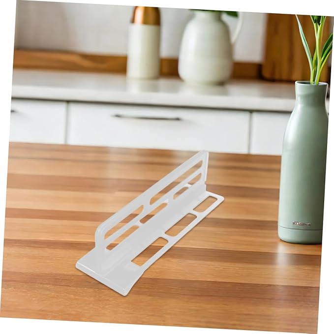 6pcs Adjustable Refrigerator Compartment Divider, Sturdy Plastic Fridge Shelf Organizer for Efficient Space Partition and Everyday Kitchen Storage
