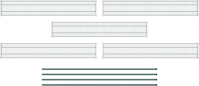Commercial NSF Listed Green Epoxy Stationary Wire Shelving Kit 12" x 72" x 86", with 5 Shelves Perfect for Warehouse, Walk-in Refrigerator, Freezer, Grocery Store, Restaurant, Dishroom
